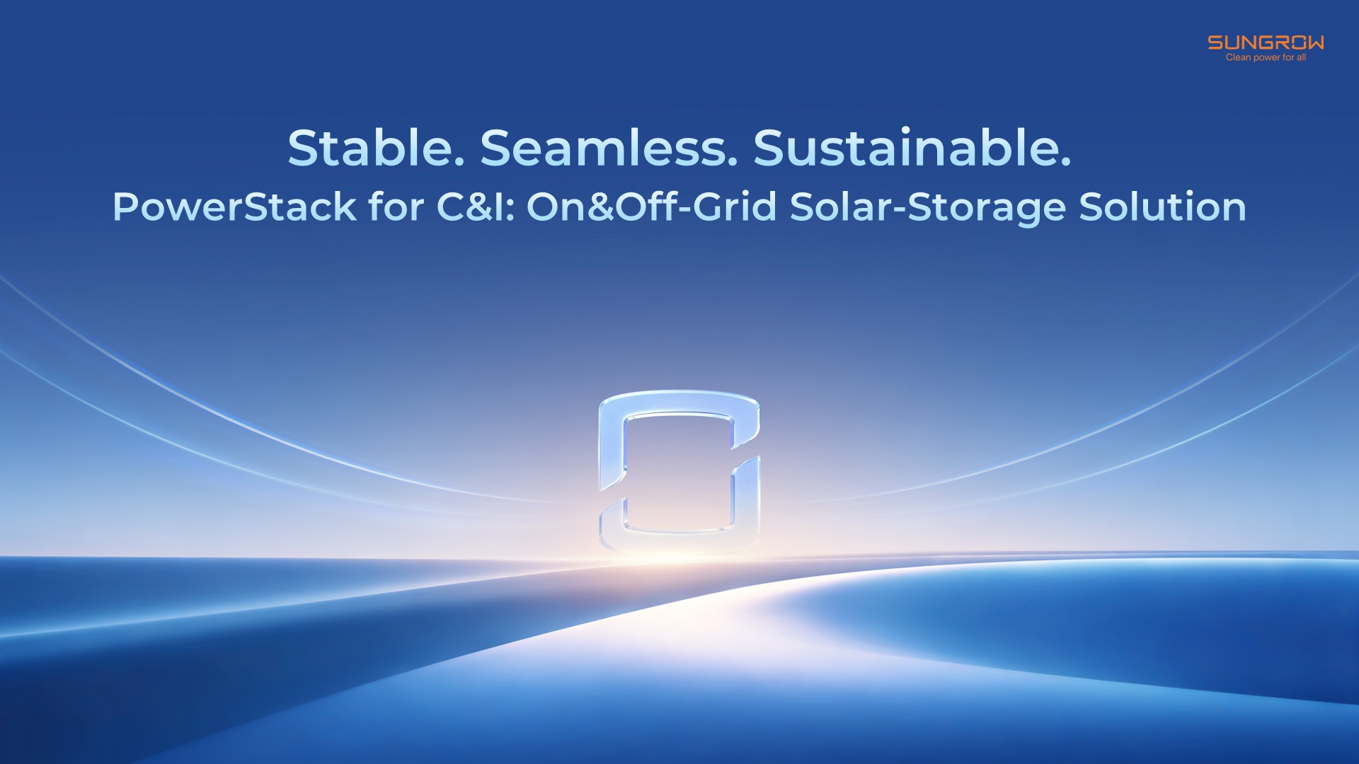 Stable. Seamless. Sustainable. — PowerStack for C&I